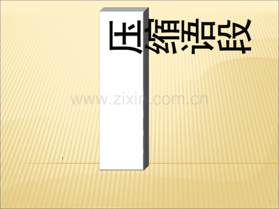 压缩语段的答题思路和下定义(课堂PPT).ppt_第1页