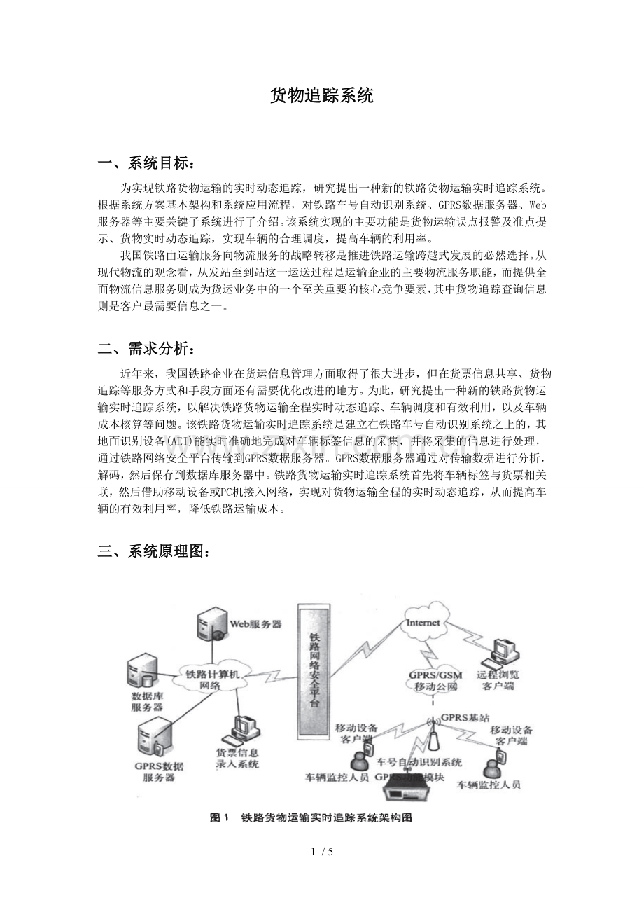 货物追踪系统.doc_第1页