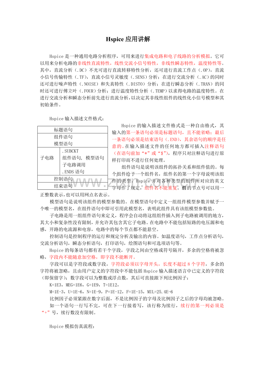 Hspice应用讲解.doc_第1页