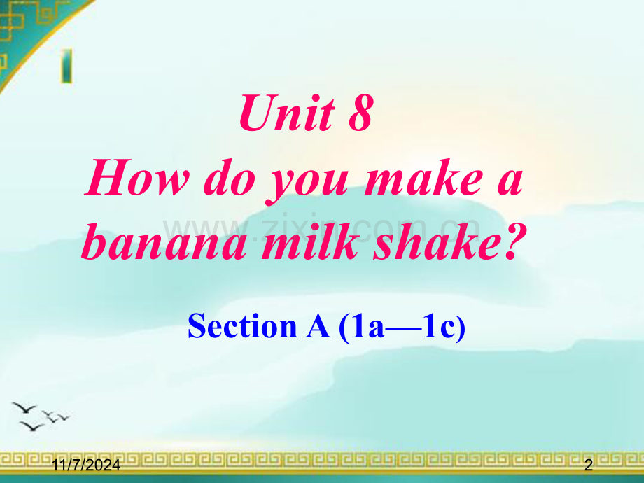 Unit8How-do-you-make-a-banana-milk-shake-SectionA(1a-1c)公开课.ppt_第2页