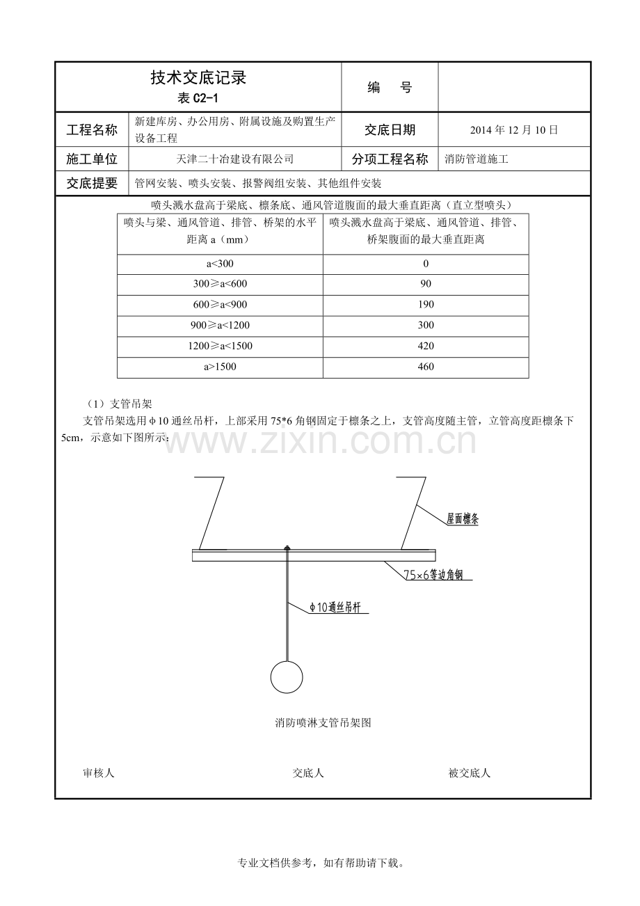 消防喷淋安装技术交底.doc_第2页