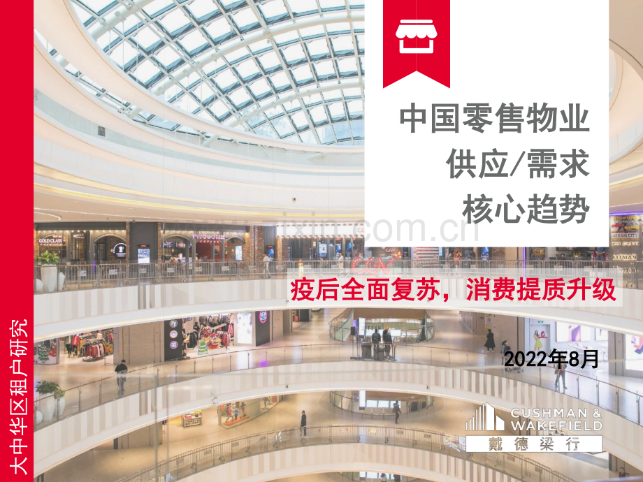 消费行业中国零售物业供应需求核心趋势：疫后全面复苏消费提质升级.pdf_第1页
