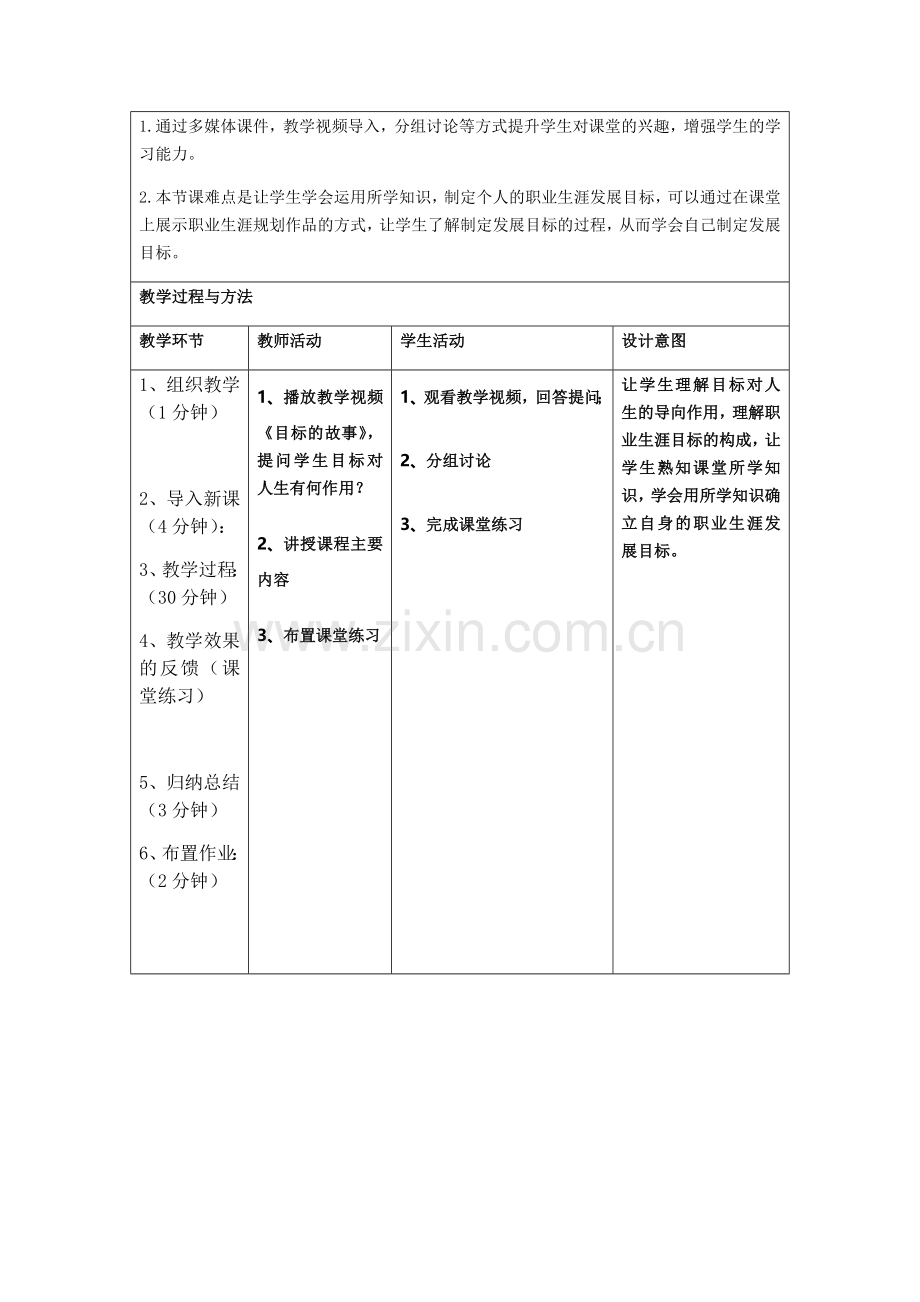 教学设计-确定发展目标.doc_第2页
