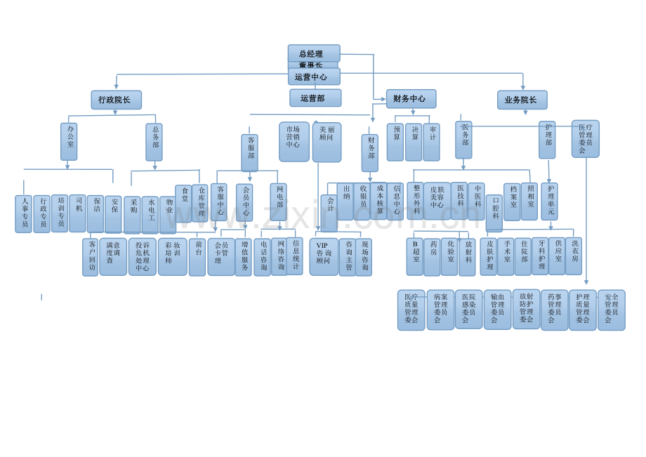 私立医院组织架构图.doc_第1页