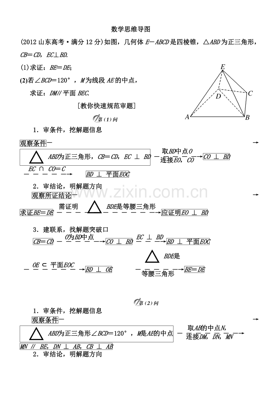 数学思维导图案例.doc_第1页