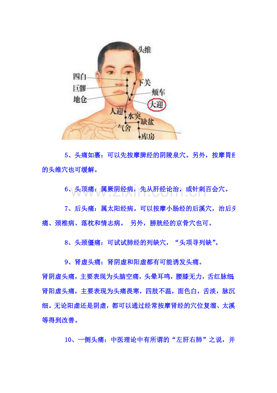 各种头痛的特效穴位.doc_第2页