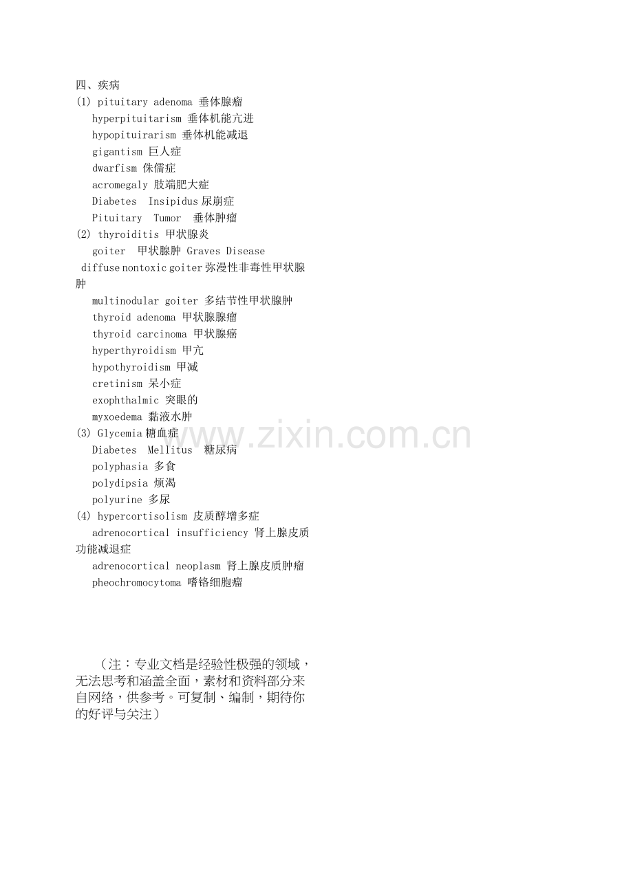 内分泌系统英语词汇.doc_第2页