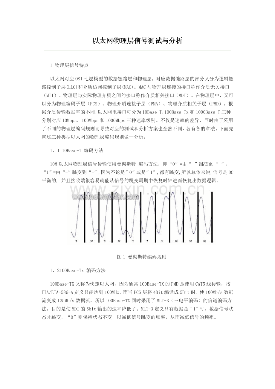 以太网物理层信号测试与分析.doc_第1页