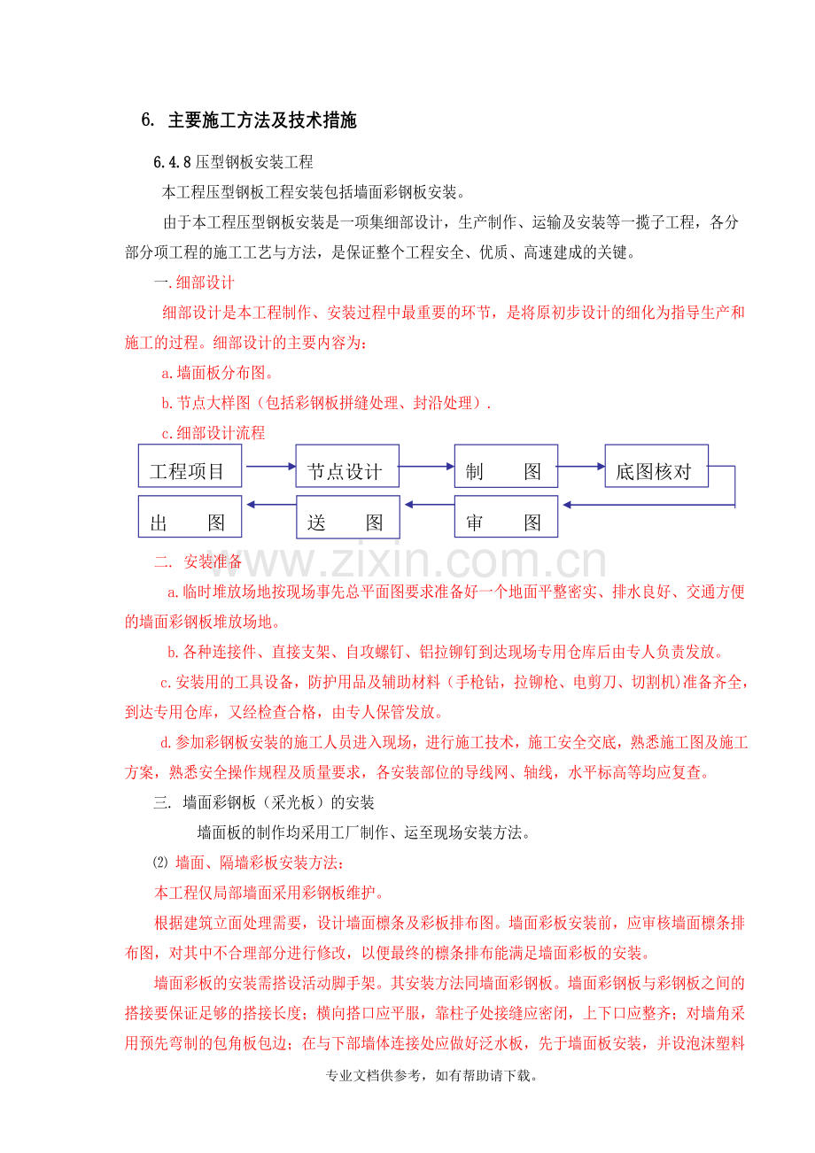 压型钢板墙面.doc_第1页
