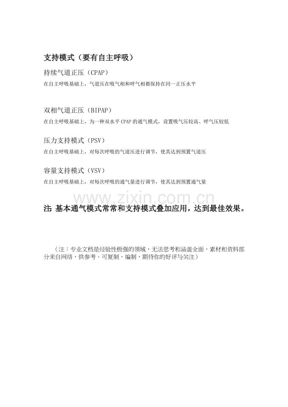 常用机械通气模式及方式.doc_第2页