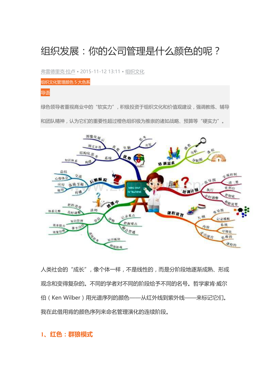 组织发展：你的公司管理是什么颜色的呢？.docx_第1页