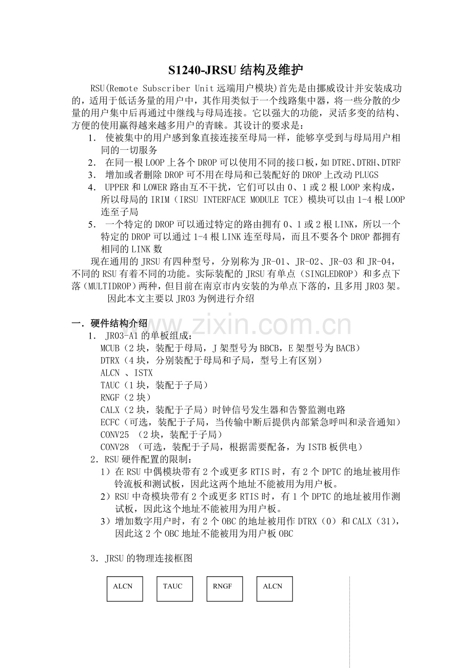 S1240-JRSU结构及维护.doc_第1页