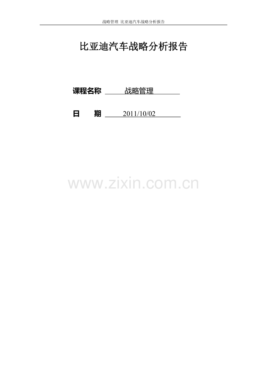 比亚迪的战略分析.doc_第1页