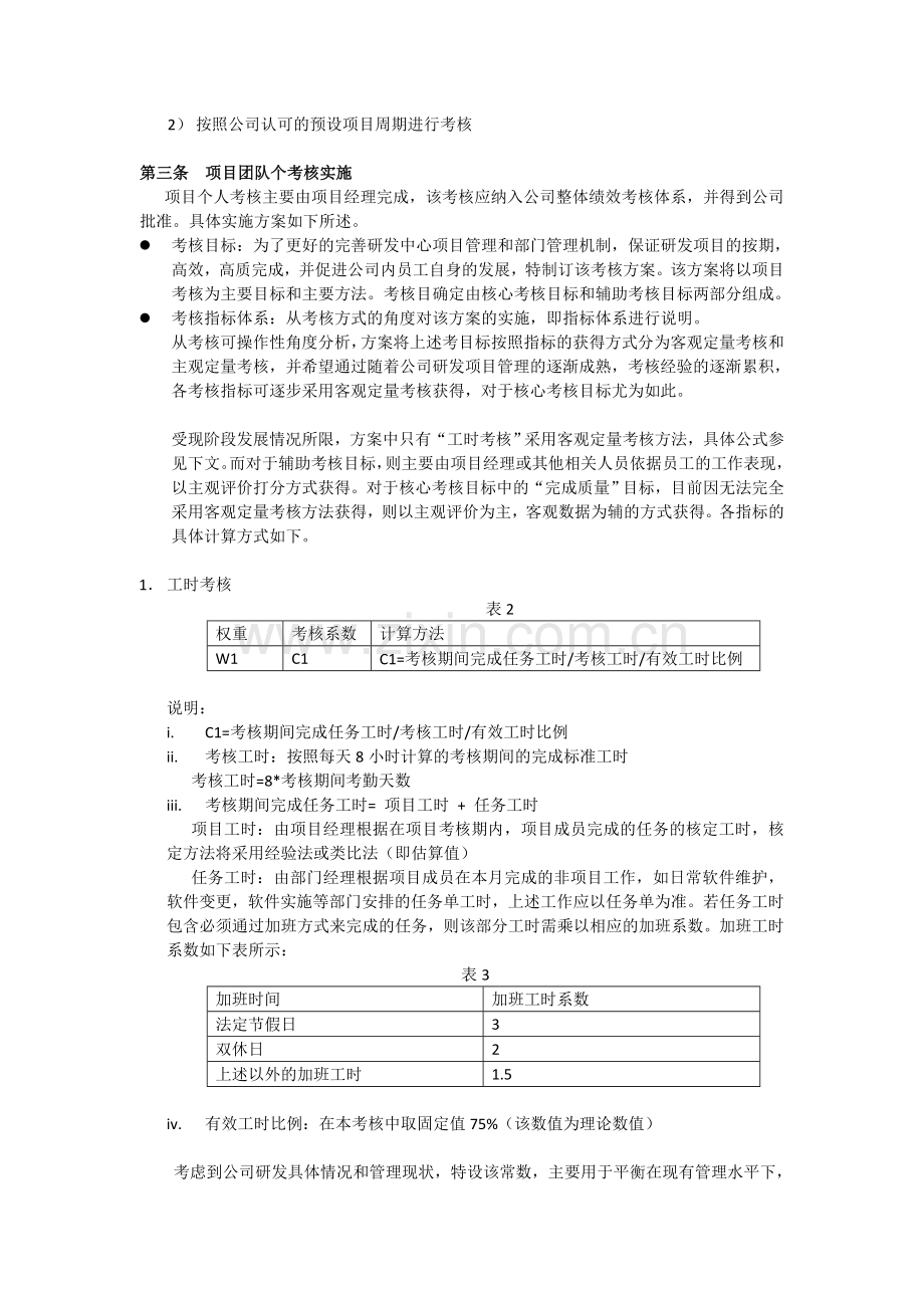 研发人员绩效考核激励方案设计.doc_第2页