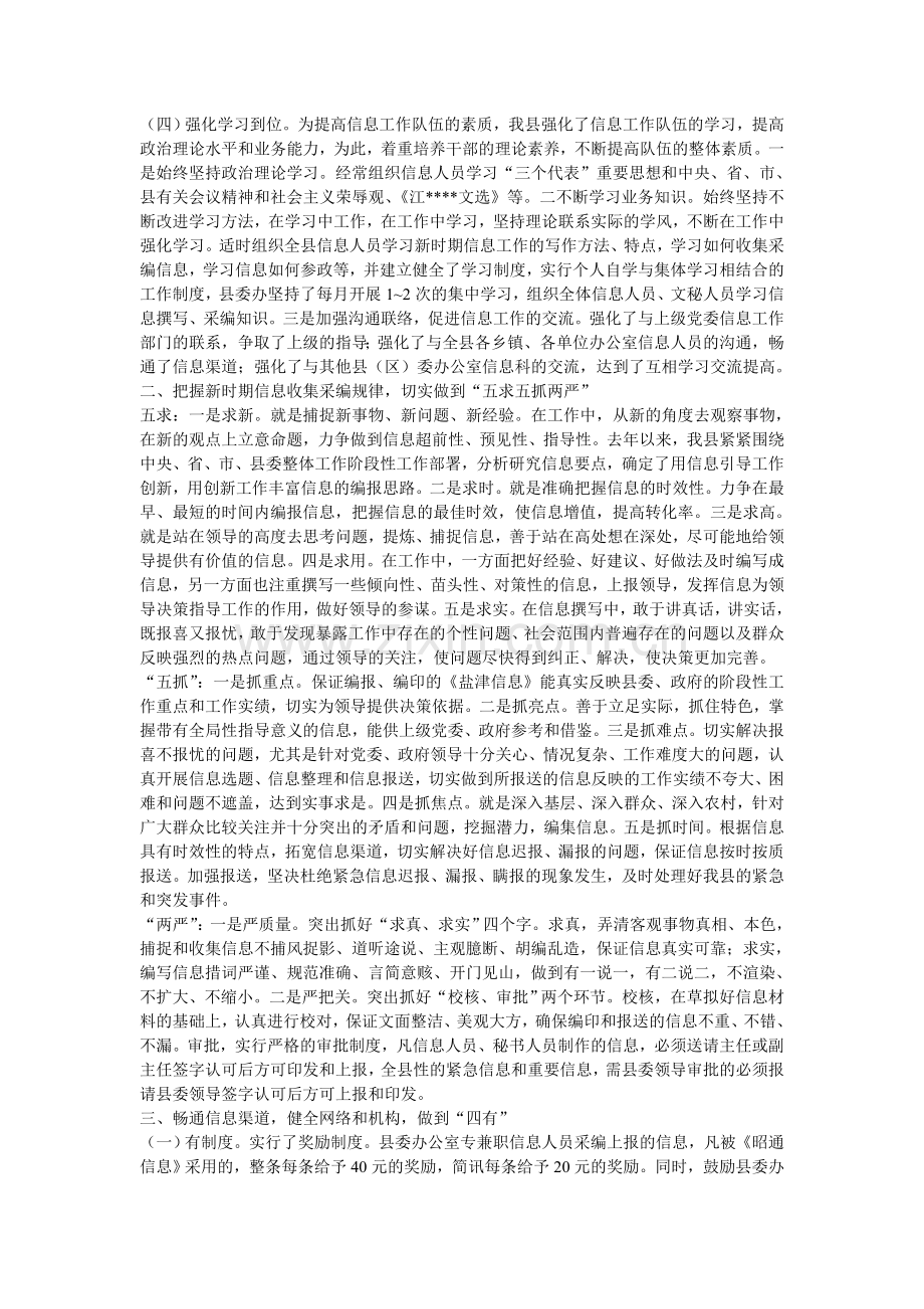 工作总结-县信息工作总结.doc_第2页