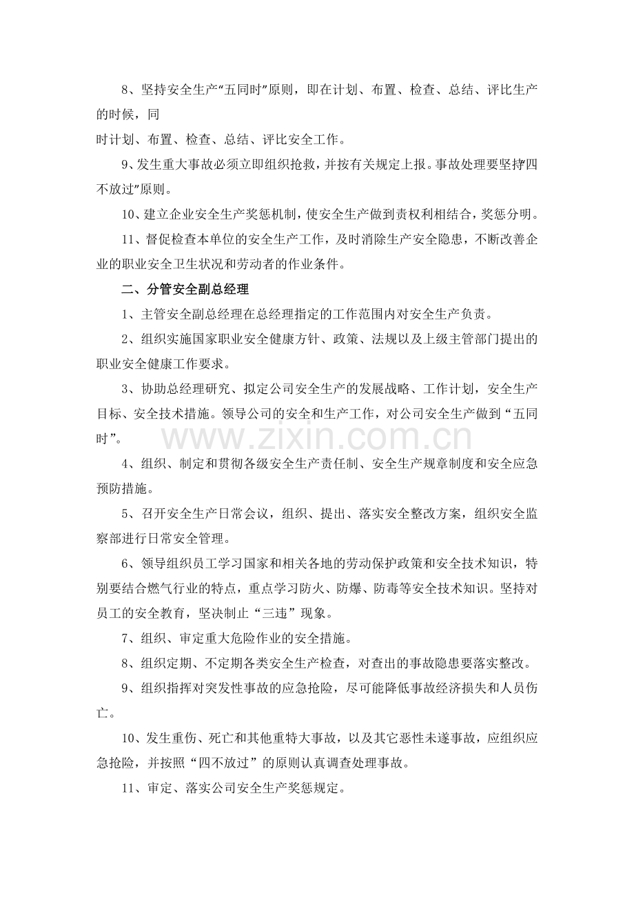 燃气公司安全生产责任制.docx_第2页