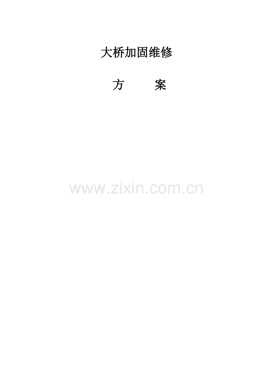 大桥加固维修方案.doc_第1页