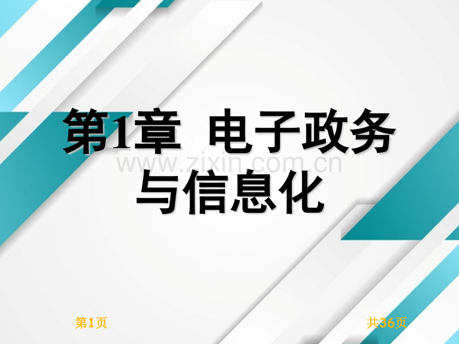 电子政务原理与实务.pptx_第1页