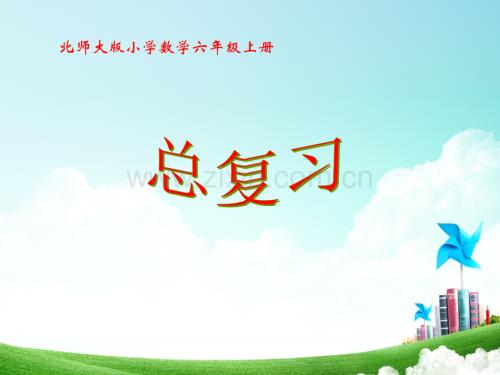 北师大版六上数学总复习知识点.pptx
