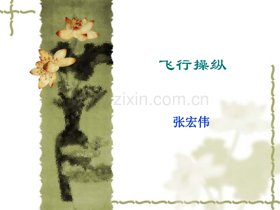 飞行操纵----飞机结构与系统.pptx_第1页