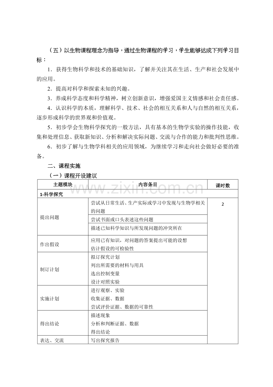 2017福建省中考初中生物学科教学与考试指导意见.doc_第2页