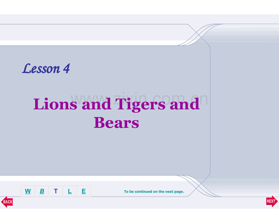 lesson4LionsandTigersandBears.pptx_第1页