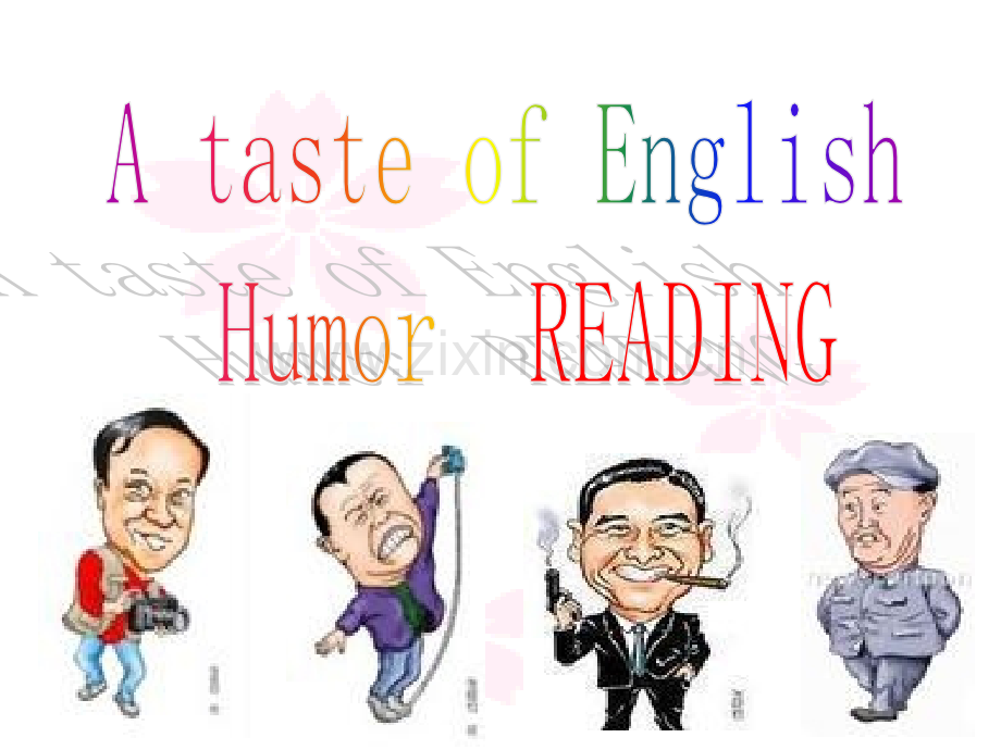 人教新课标高中英语必修四Unit3AtasteofEnglishhumourreading共24张.pptx_第1页