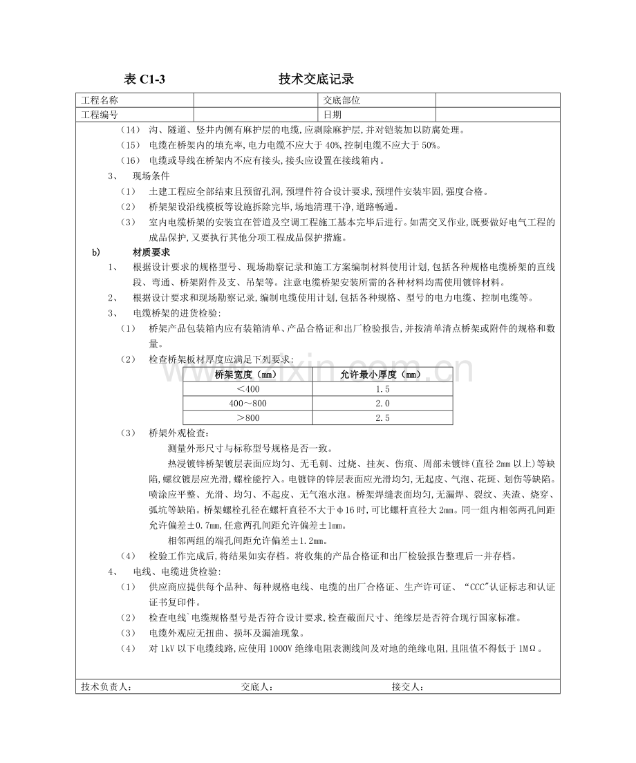 10室内电缆桥架安装工程.doc_第2页