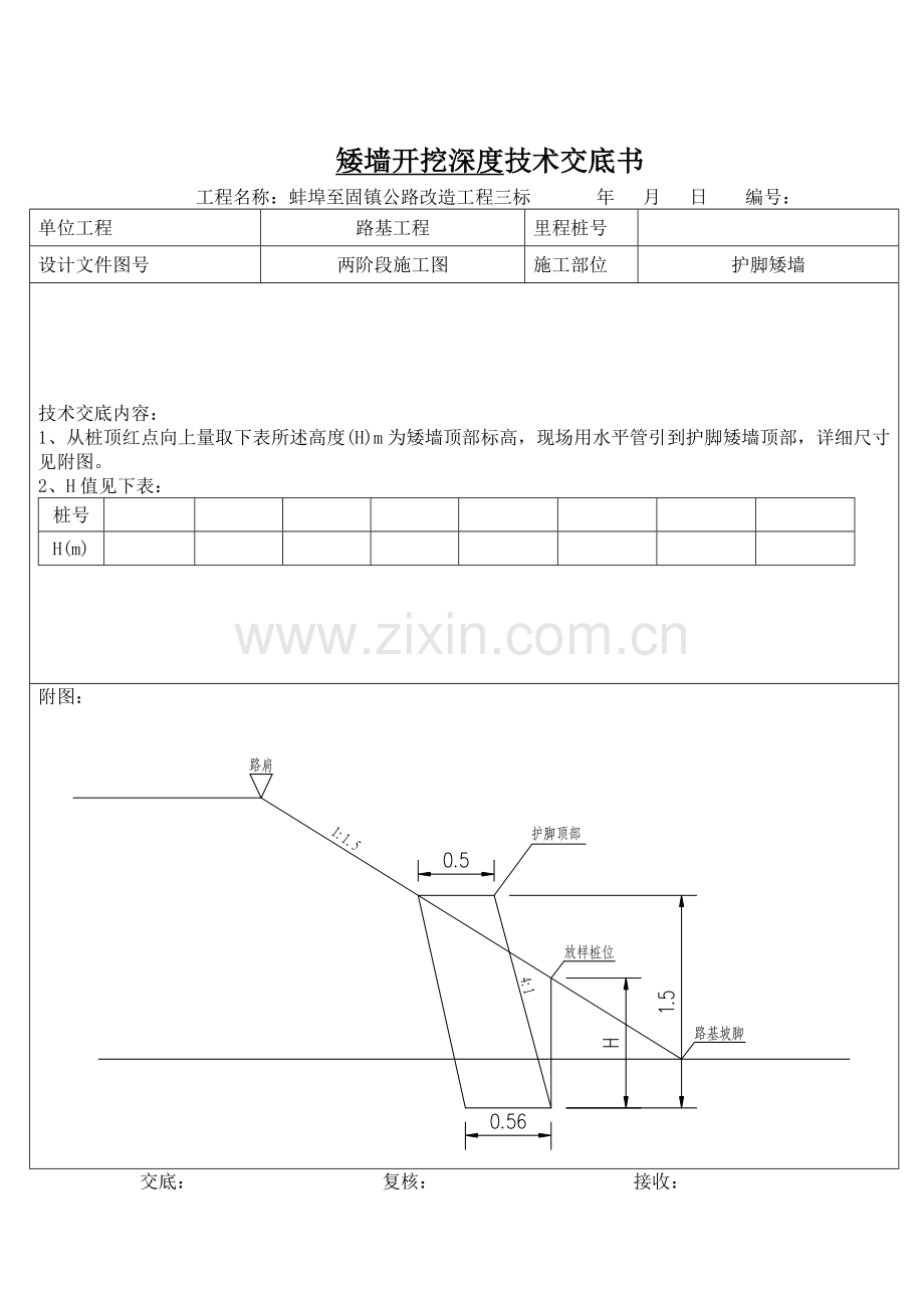 护脚开挖技术交底书.doc_第2页
