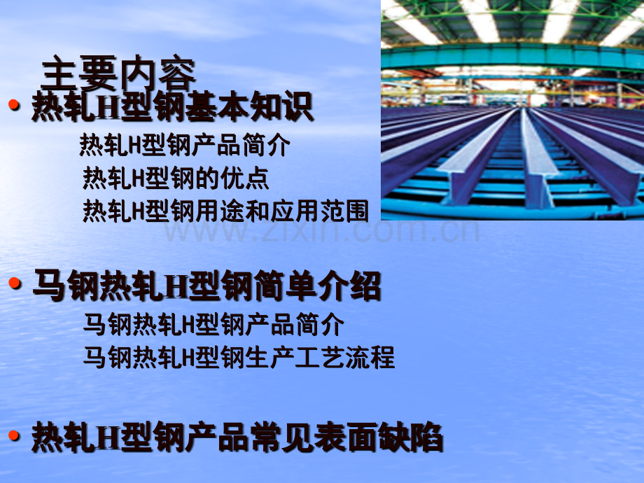 H型钢的尺寸测量和表面缺陷.pptx_第1页