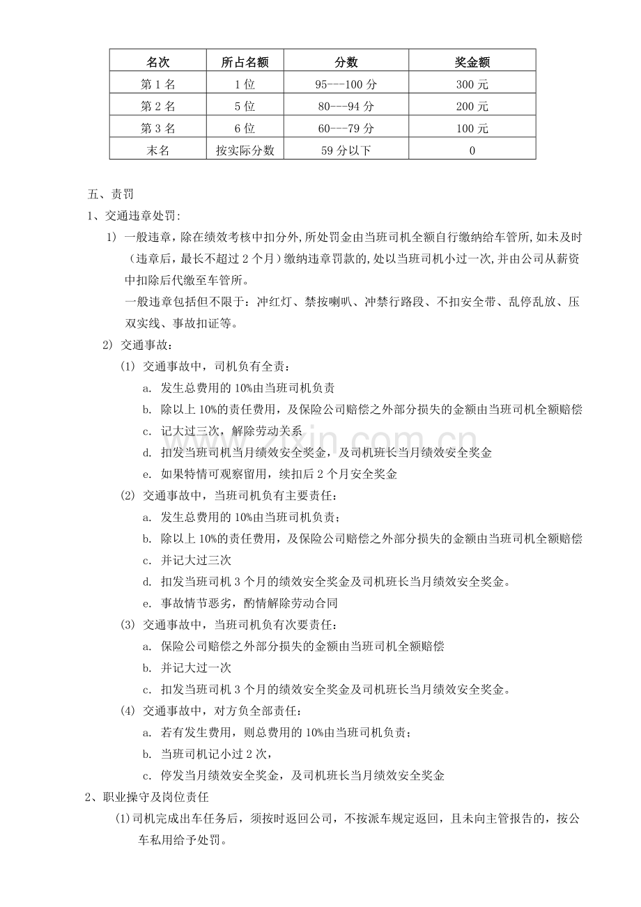 司机班绩效奖金管理办法.doc_第2页