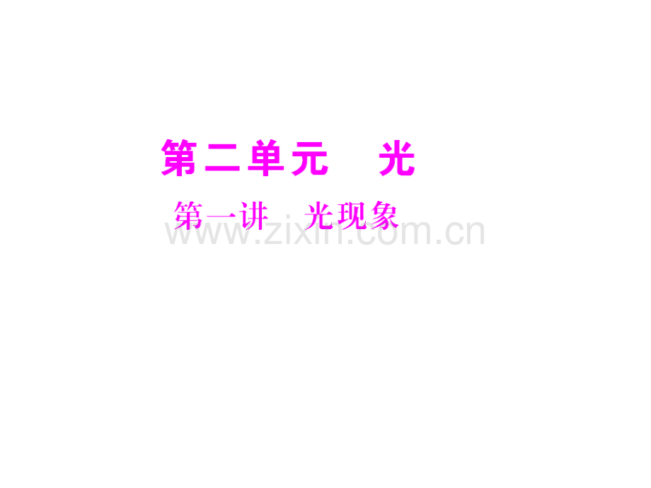 初中物理复习光现象.pptx_第1页