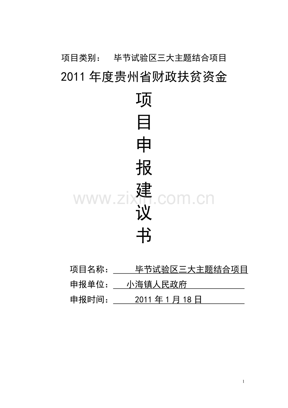 实验区三大主题结合项目申报申请建设可研报告.doc_第1页