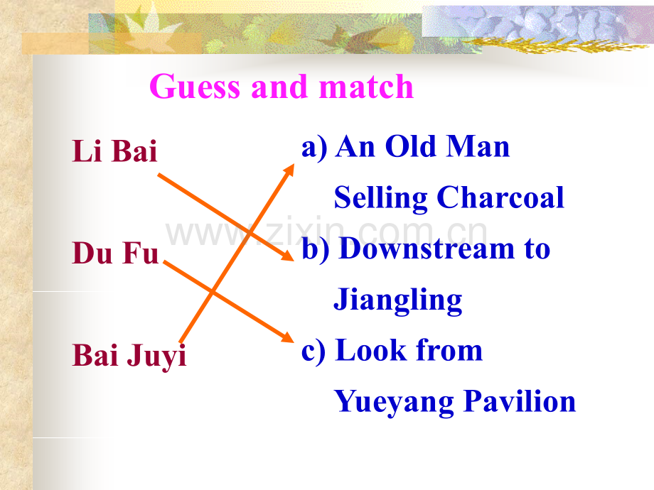 Lesson3ReadingPoetryUnit18BeautyModule6.pptx_第2页