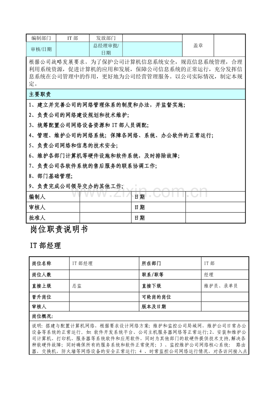 超市IT部岗位职责DOC.doc_第2页