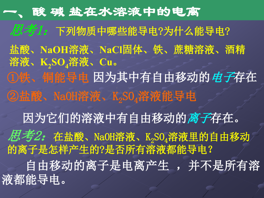 酸碱盐在水溶液中的电离及离子方程式.pptx_第2页