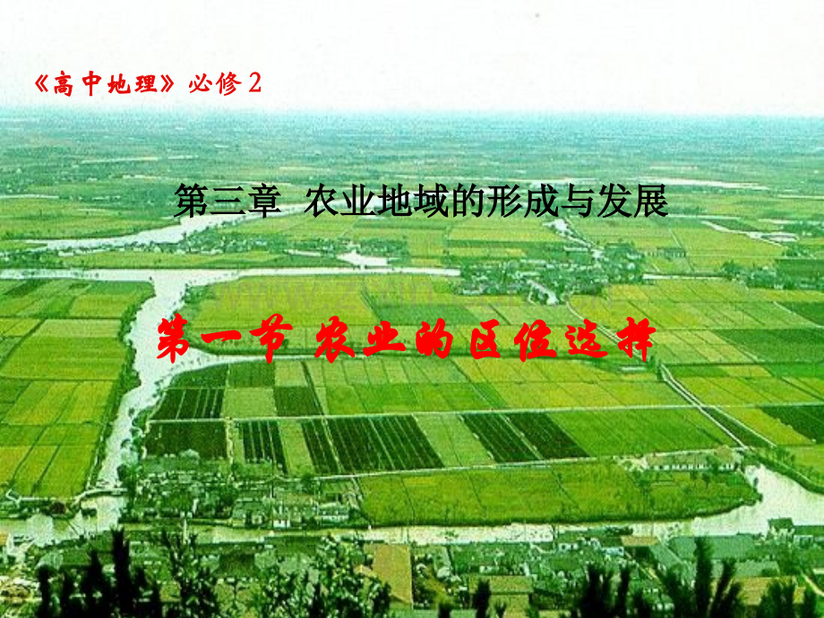 高中地理新人教版必修2311农业区位选择.pptx_第1页