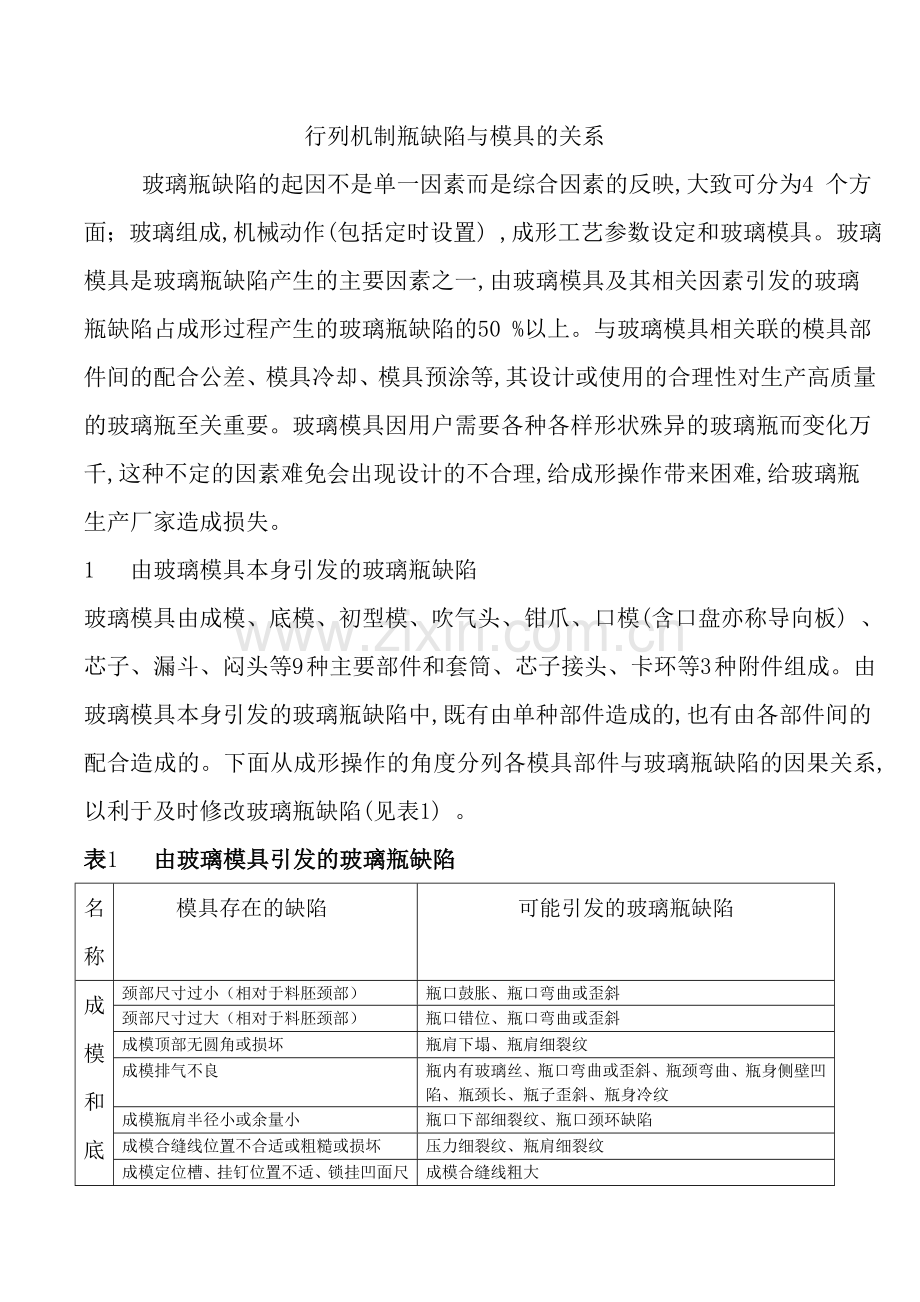 行列机制瓶缺陷与模具的关系.doc_第1页
