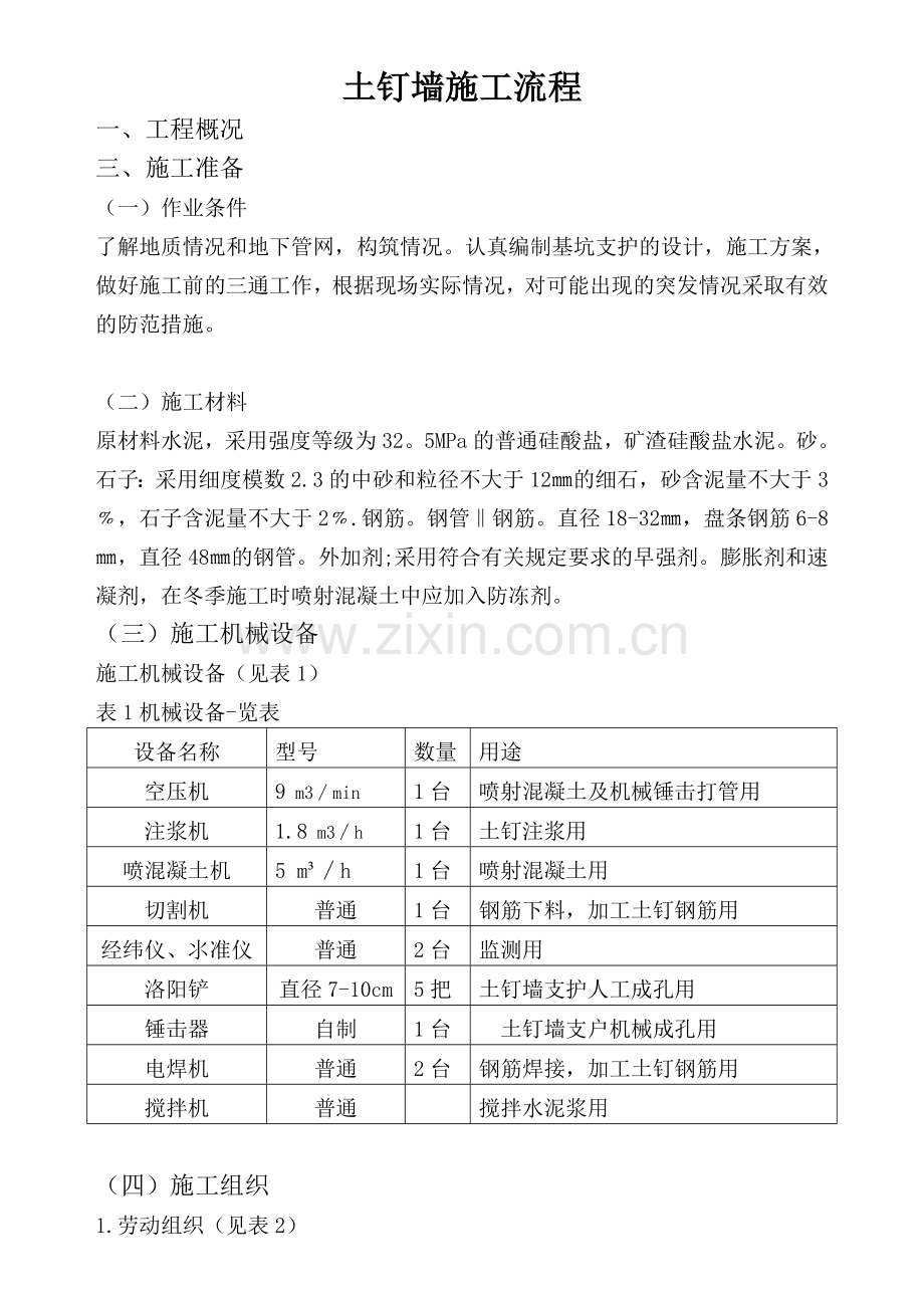 土钉墙施工流程.doc_第1页