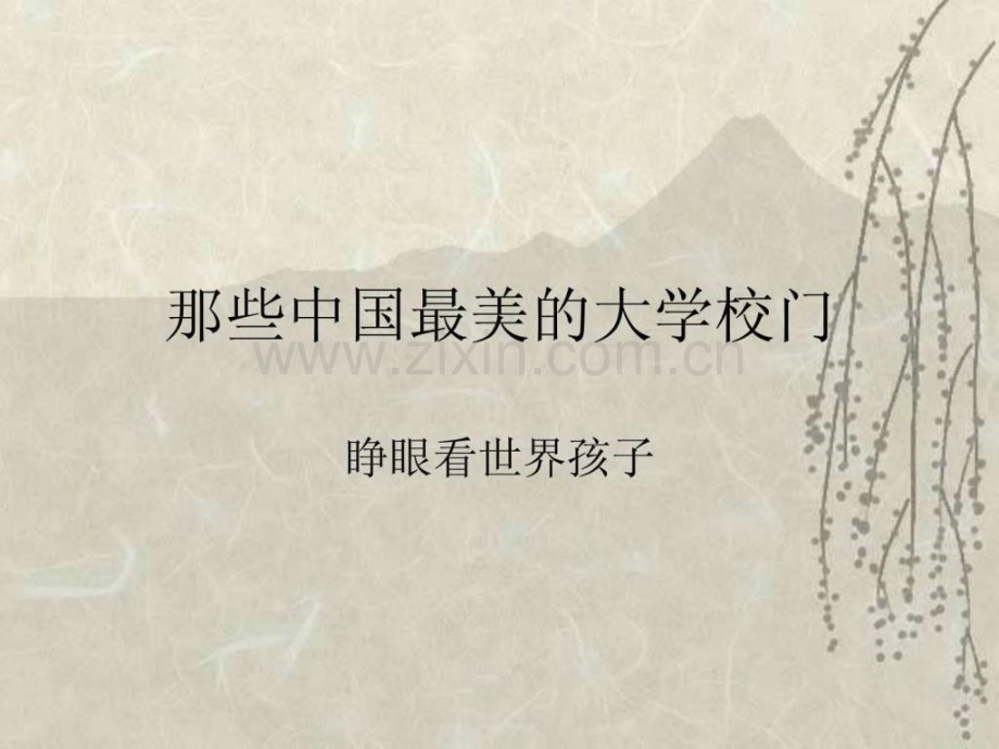 中国著名大学介绍主题班会.pptx_第1页