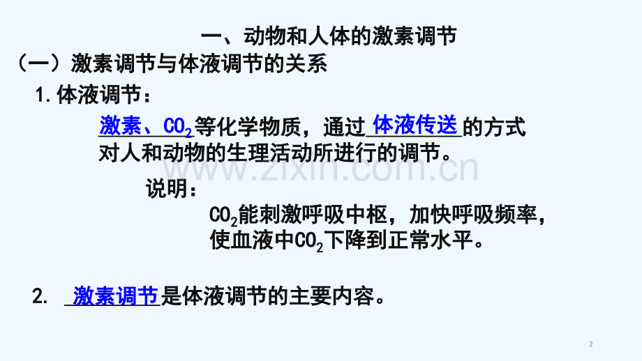 高三生物复习通过激素的调节.pptx_第2页