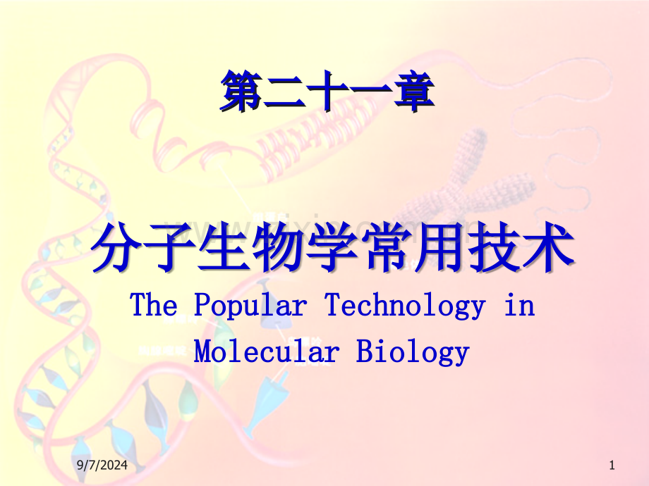 分子生物学常用技术.pptx_第1页