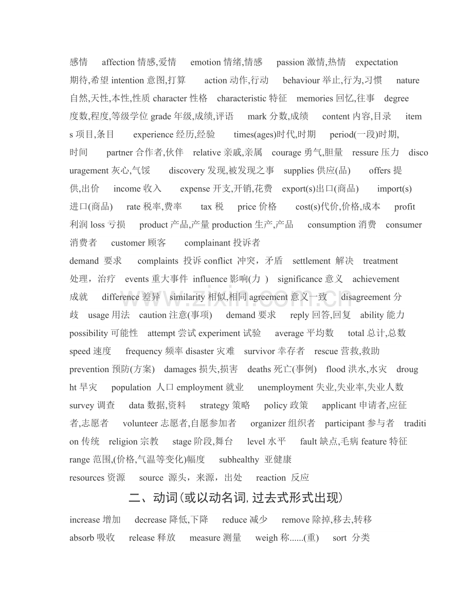 高考英语完形填空高频率单词高频词.doc_第2页