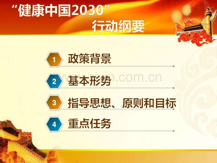 健康中国2030行动纲领中医中药医药卫生专业资料.pptx_第1页