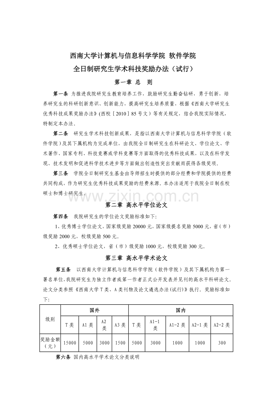 西南大学计算机与信息科学学院软件学院.doc_第1页