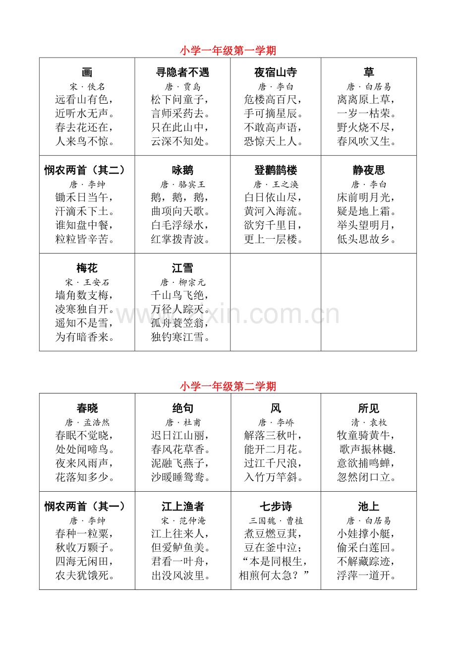 沪教版小学语文15年级古诗.doc_第1页