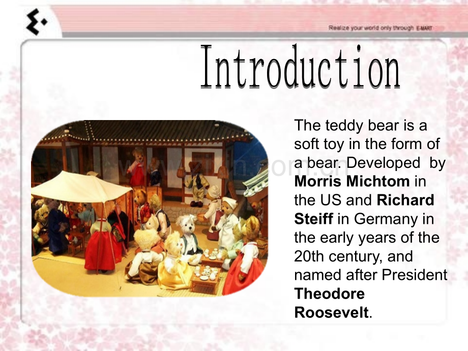 TEDDY-BEAR-——BY-周燕蕾、秦小晴------2011级英语4班.pptx_第2页