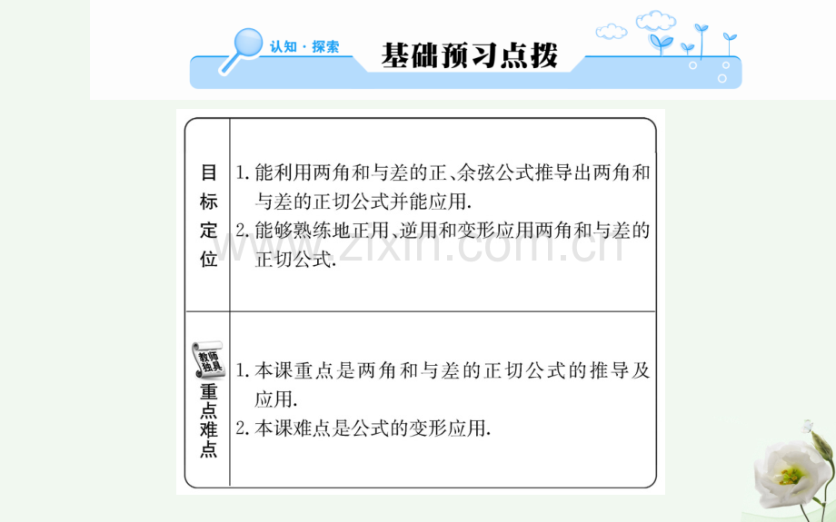高中数学三角恒等变换312两角和与差正弦余弦正切公式二新人教A版必修4.pptx_第2页