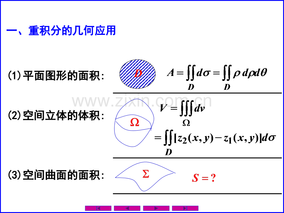 重积分的应用重点是二重积分.pptx_第1页