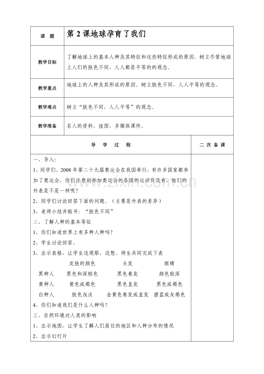地球孕育了我们.doc_第1页